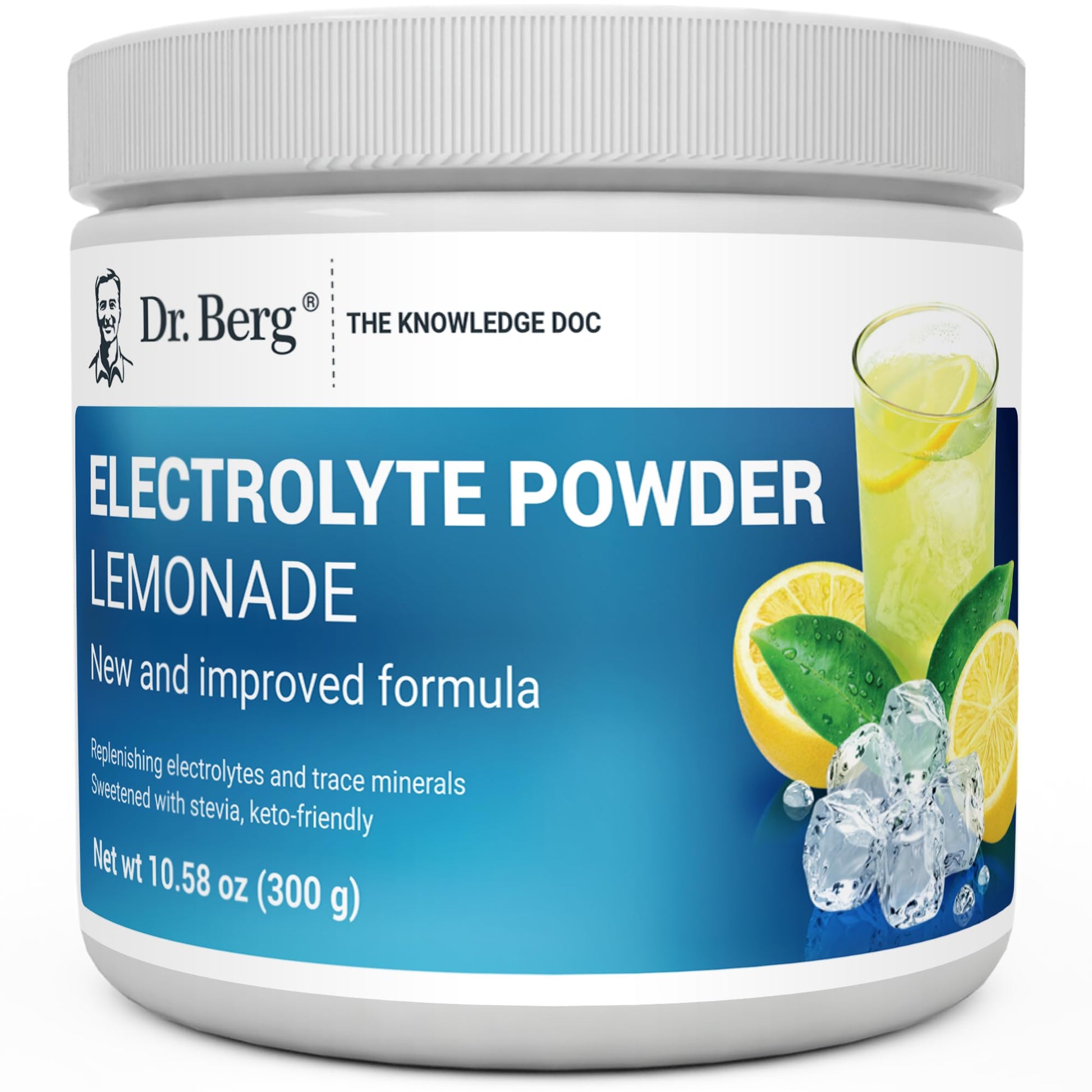 Dr. Berg Hydration Keto Electrolyte Powder - Enhanced w/ 1,000mg of Potassium & Real Dr. Berg Nutritionals Au supplements
