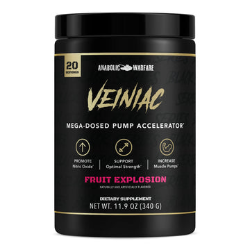 Anabolic Warfare Veiniac Muscle Pump Activator Supplement Stimulant Free Pre-Workout Anabolic Warfare Au supplements