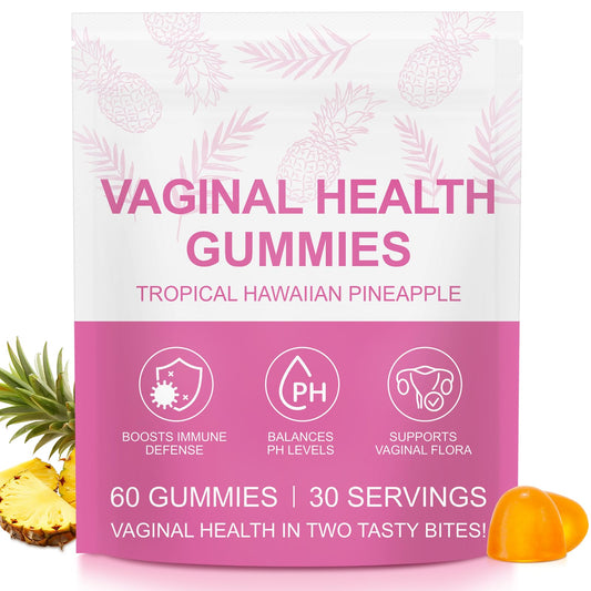Vital Source Feminine Gummies - Feminine Balance Gummies for Women ph Natrual Famale Balance Cummie - Collagen Gummie - Pineapple PH Balance Gummie for Women Support Women’s Health - 60PCS TooffiAu supplements