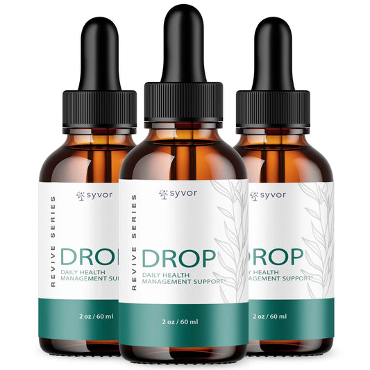 (3 Pack) Drop The Pounds Drops, Official Drop The Pounds Liquid Drops with All Natural Ingredients, Advanced Health Optimizer & Wellness Support with Premium Vitamins for Women & Men (90 Servings) SyvorAu supplements