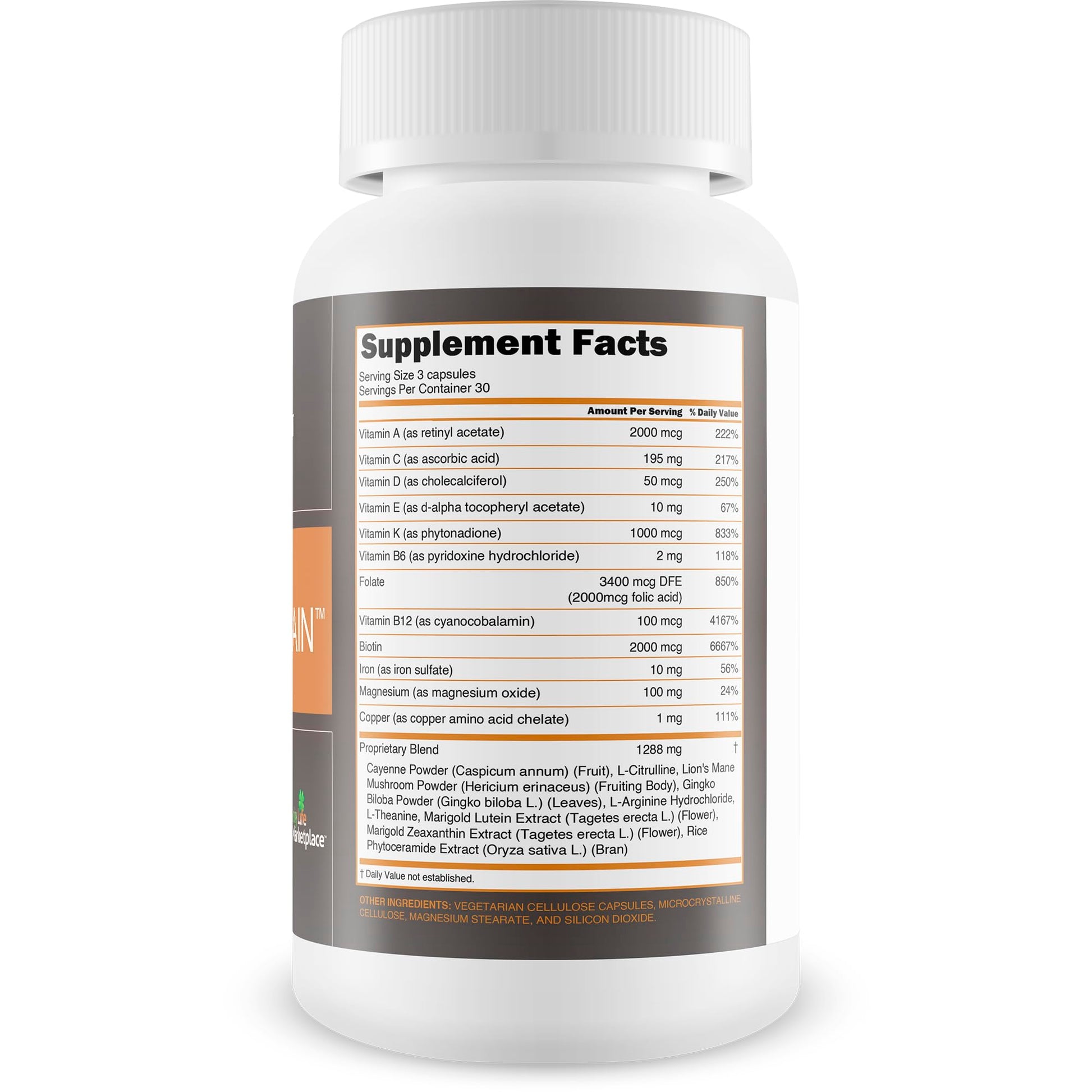 Asusto Memory Supplement for Brain - Improved Capsule Formula - Natural Brain, Memory, & Focus Support - Brain Support - Brain Supplement - Nootropic - Natural Asusto Sandalwood Improved Formula Generic Au supplements