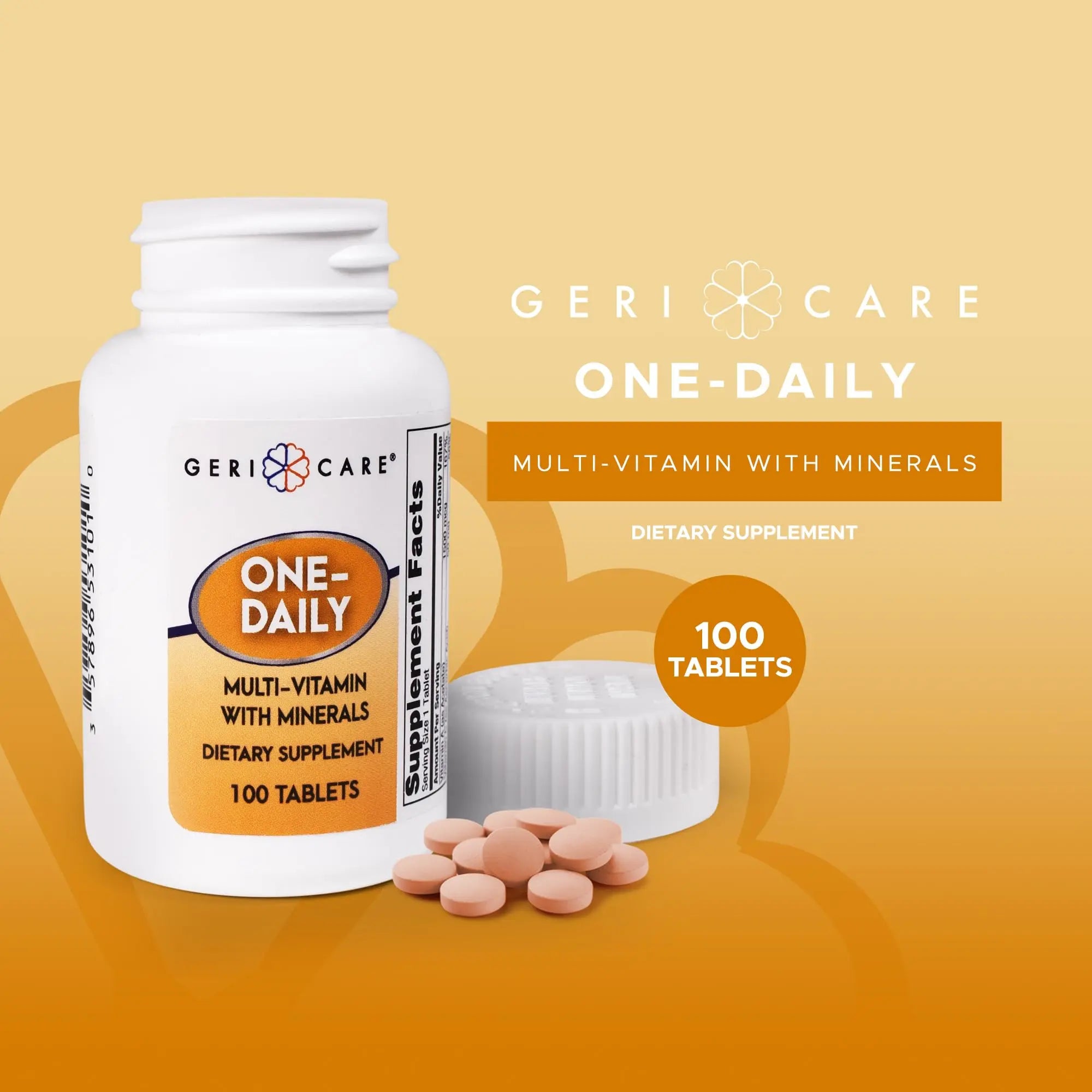 GeriCare One-Daily Multi-Vitamin & One-Daily Multi-Vitamin + Minerals Bundle – Complete Daily Nutritional Support with Essential Minerals for Energy GeriCare Au supplements