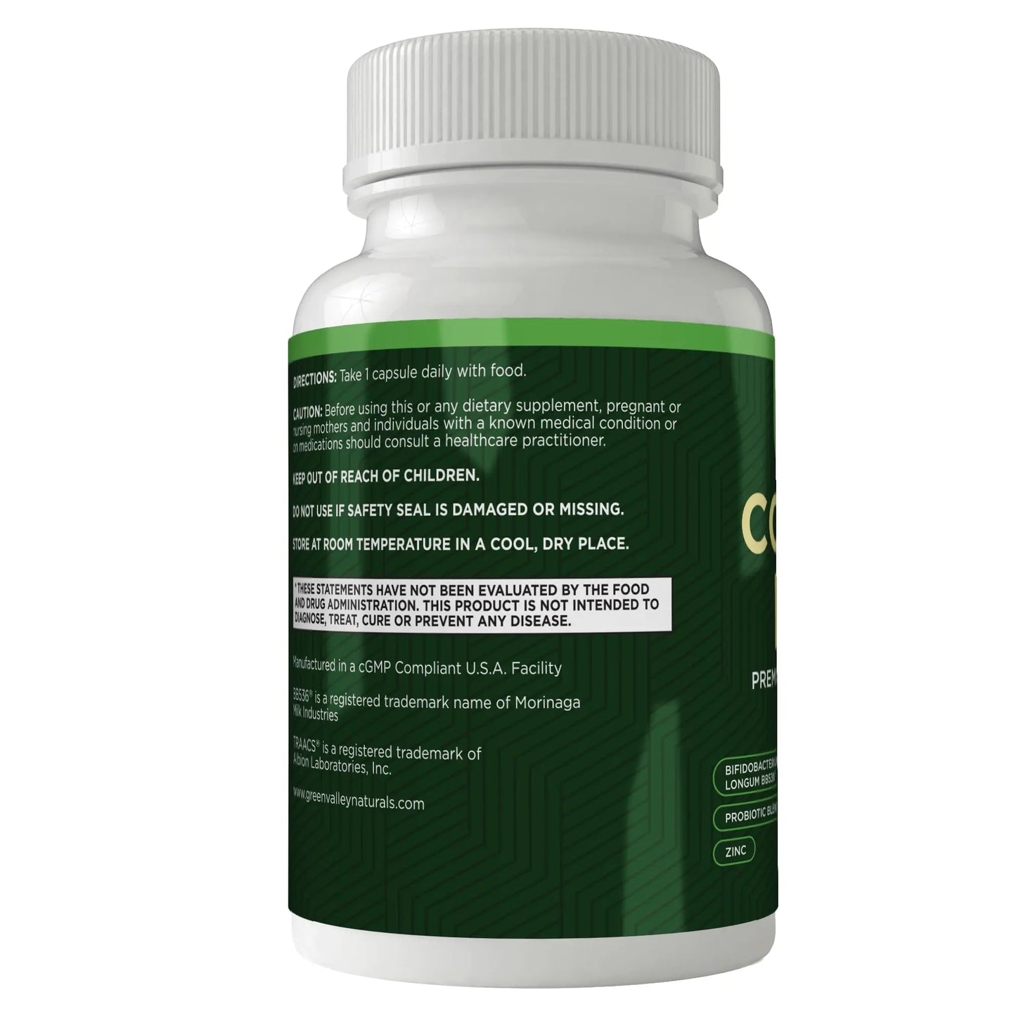 ComfortPro™ Daily Probiotics for Digestive Health | Constipation Relief & Bloating Support for Women & Men | Gut Cleanse with Zinc | Helps Reduce Gas & Promotes Digestive Regularity | Valley Formula GREEN VALLEY NATURALSnz supplements