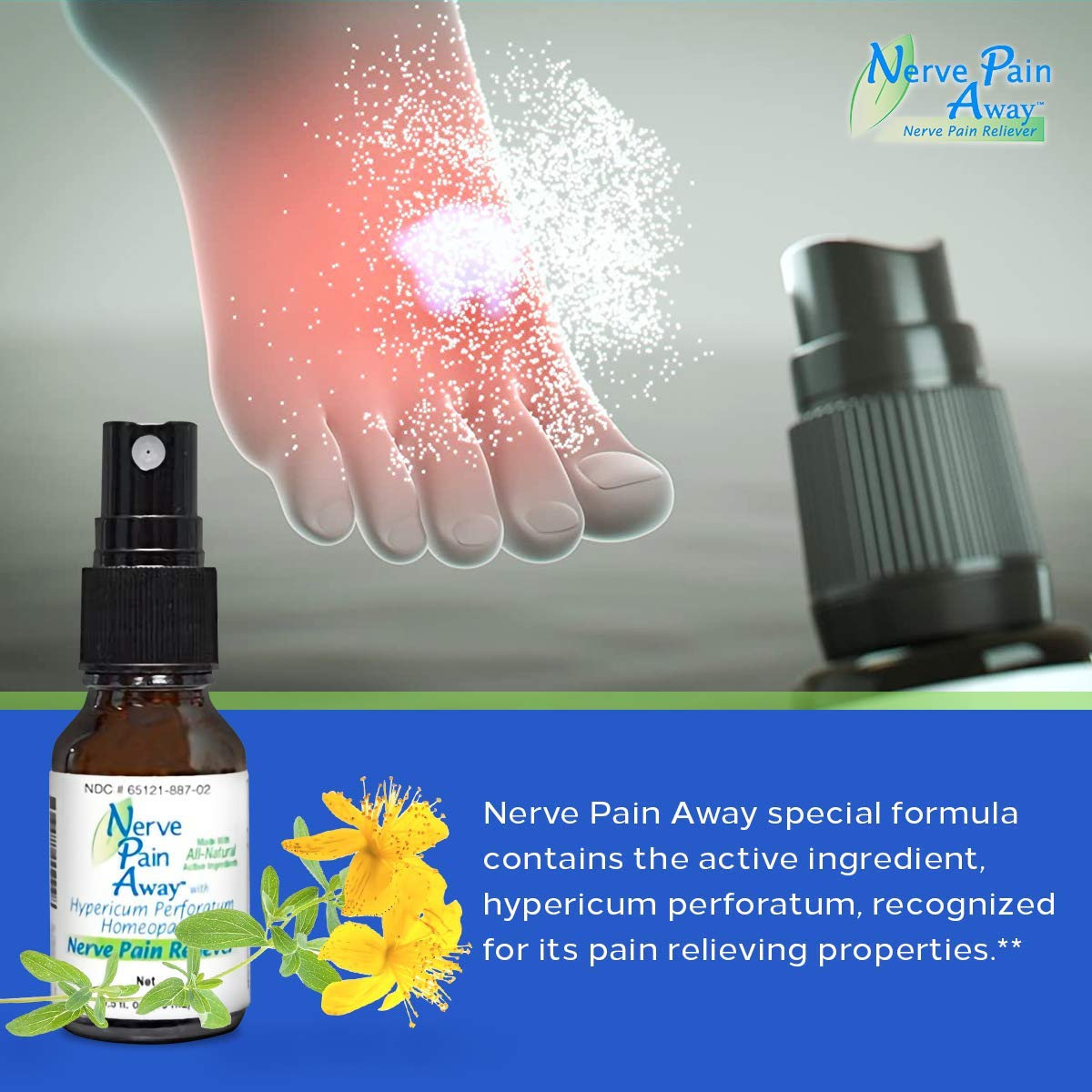 Nerve Pain Away – Homeopathic Topical Spray for Temporary Nerve Pain Relief in Hands and Feet Nerve Pain Away Au supplements
