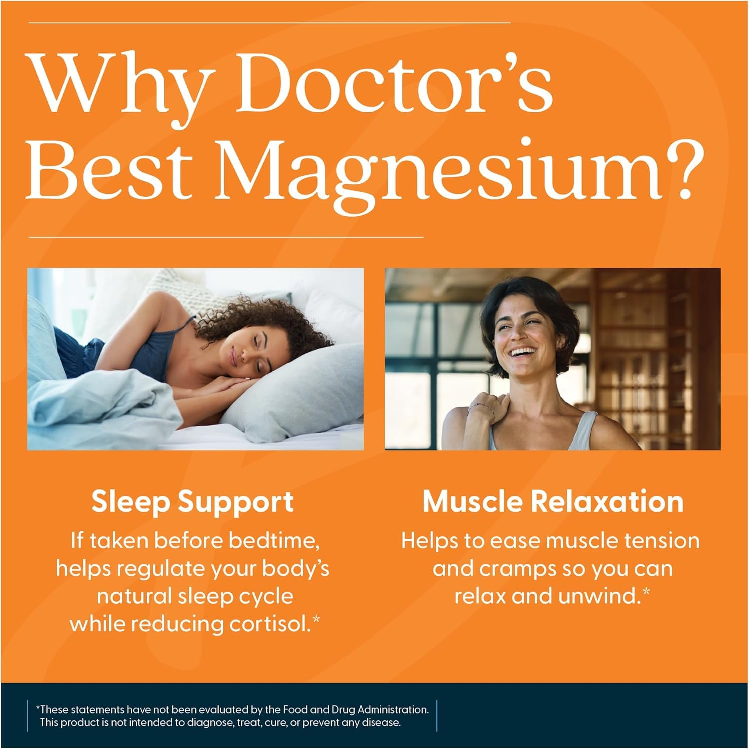Doctor's Best High Absorption Magnesium Glycinate Lysinate Supplement for Sleep Support - Chelated Magnesium Tablets for Women & Men, 200mg per Serving, Supports Calm & Relaxation, Vegan - 120 Count Doctor's BEST Au supplements