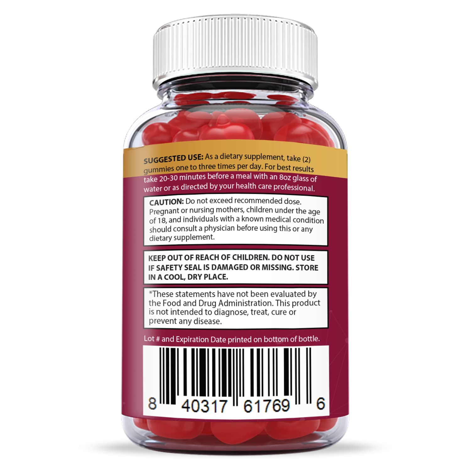 Justified Laboratories Great Results Keto ACV Gummies 1000MG with Pomegranate Juice Justified Laboratories Au supplements