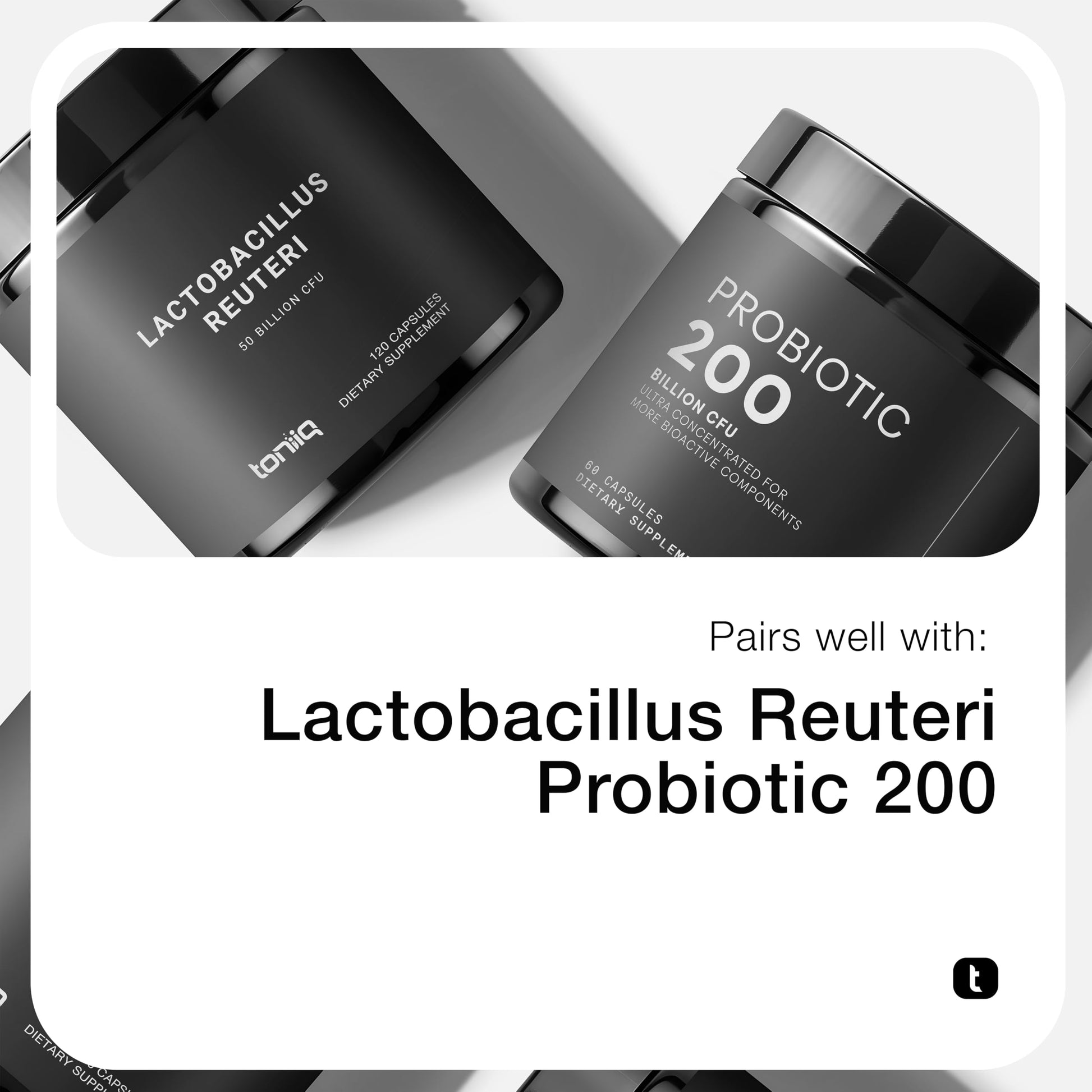 Toniiq Lactobacillus Rhamnosus – Ultra High Strength 100B CFU with Prebiotic FOS – Delayed Release Capsules – Third-Party Lab Tested – 60 Capsules Toniiq Au supplements
