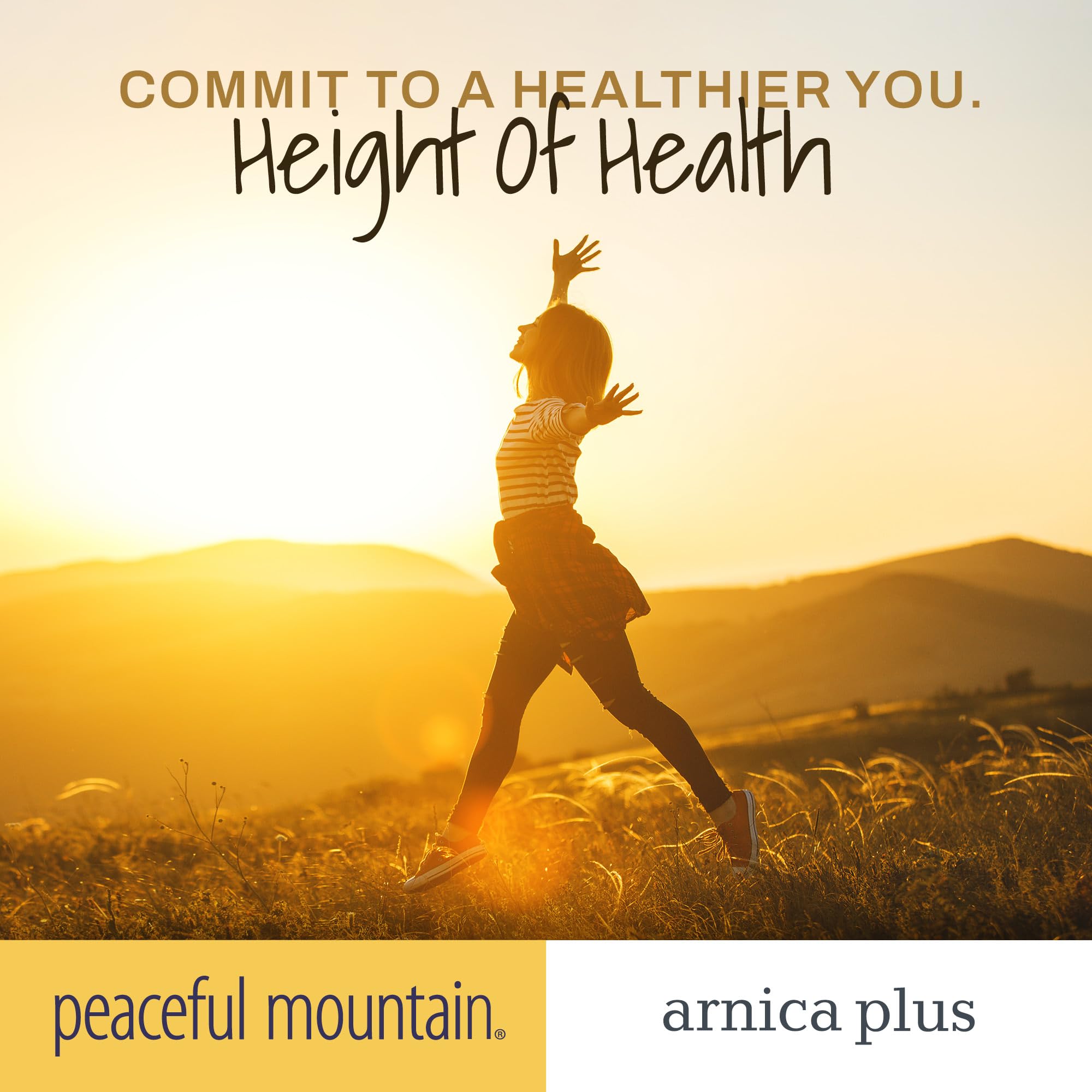 Peaceful Mountain Arnica Plus Homeopathic Gel - Natural Homeopthic Gel for Sore or cramping Muscles - 2oz Peaceful Mountain Au supplements