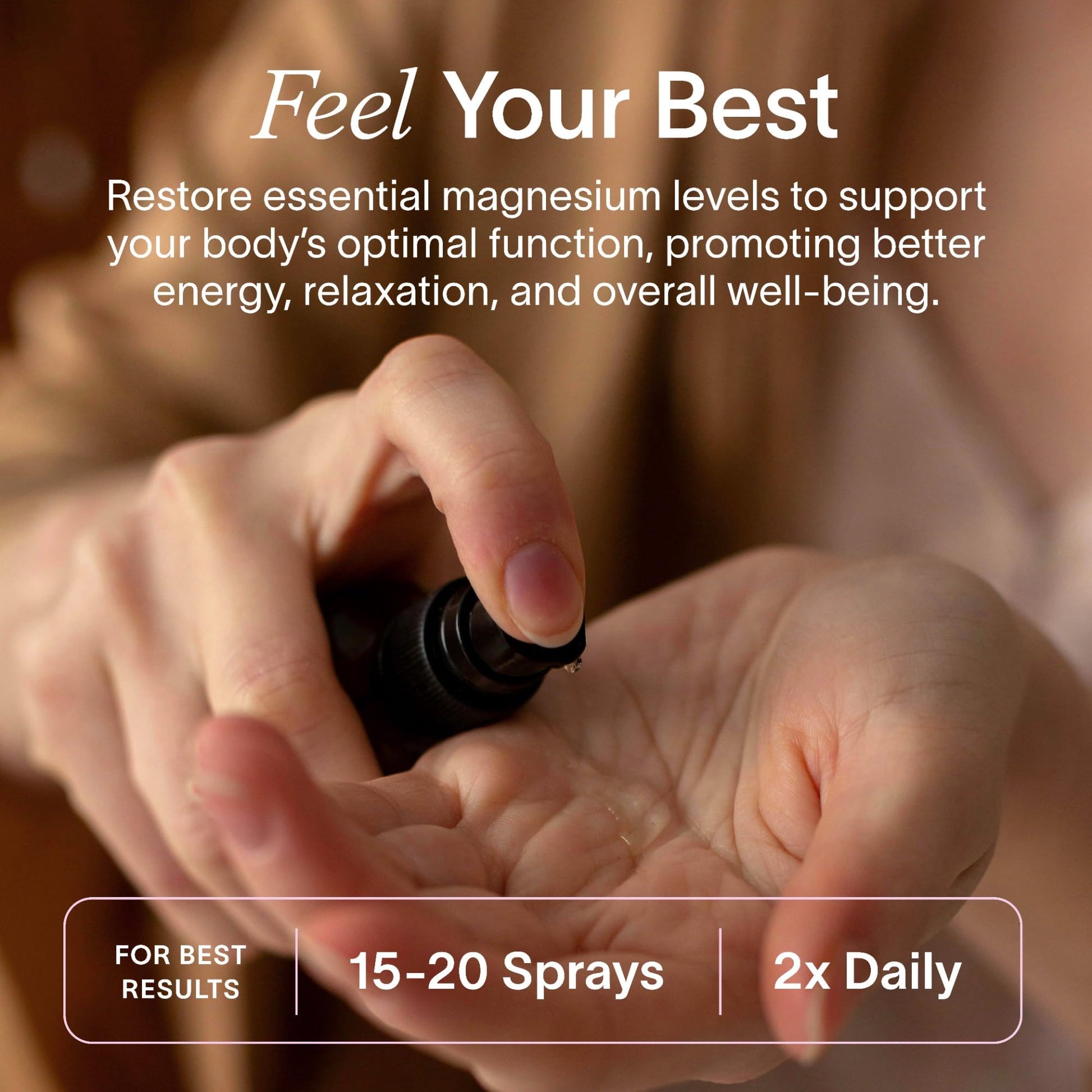 Ladywell Topical Magnesium Oil Spray | Mood, Cycle & Stress Support | PMS, PCOS, Fertility, Menopause, Hormone Balance, Cramps | Pure Magnesium Chloride, Science-Backed | Rapid Skin Absorption Ladywell Au supplements