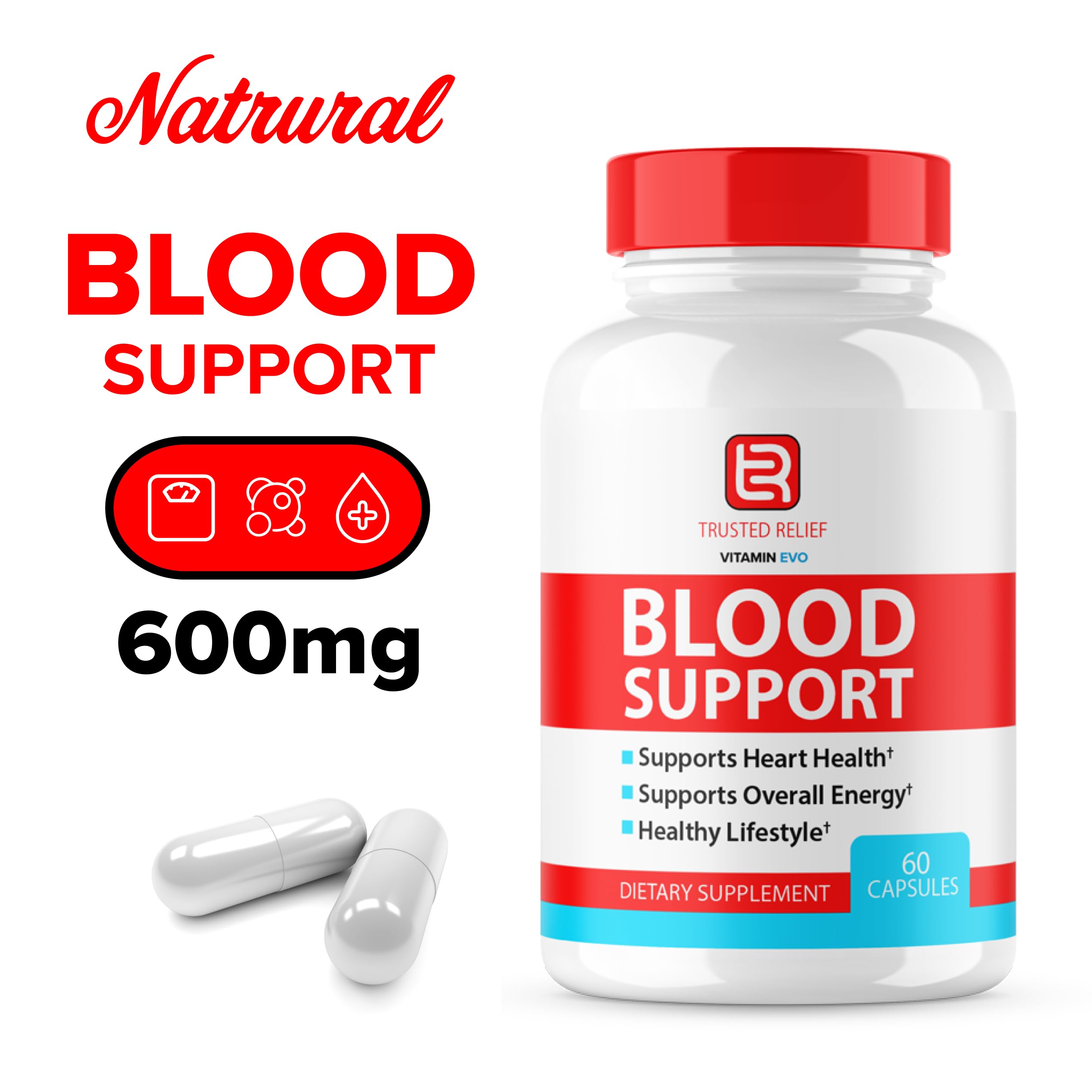 (2 Pack) Trusted Relief Blood Support Capsules, Trusted Relief Advanced Strength Glycogen Reviews Healthy Levels Support Supplement, TrustedRelief Maximum Blood Support Formula Supplement (120 Caps) Vitamin Evo Au supplements