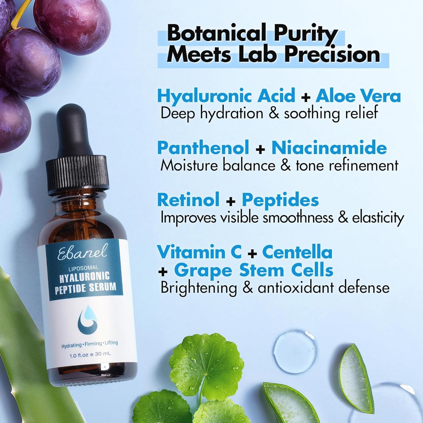 Bundle of Retinol Serum, and Hyaluronic Acid Serum Ebanel buy supplements Au