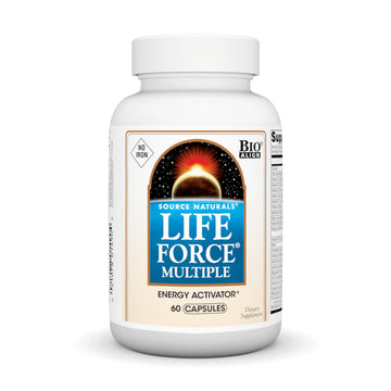 Source Naturals Life Force Multiple Iron Free Daily Multivitamin High Potency Essential Vitamins, Minerals, Antioxidants & Nutrients - Energy & Immune Boost* - 60 Capsules Source Naturals Au supplements