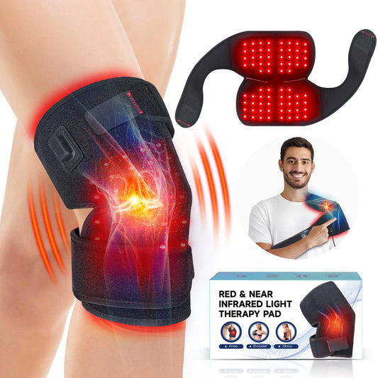 Red Light Therapy for Knee, Infrared Red Light Therapy Device Wrap Belt with 660nm Red Light RUISQMAU supplements