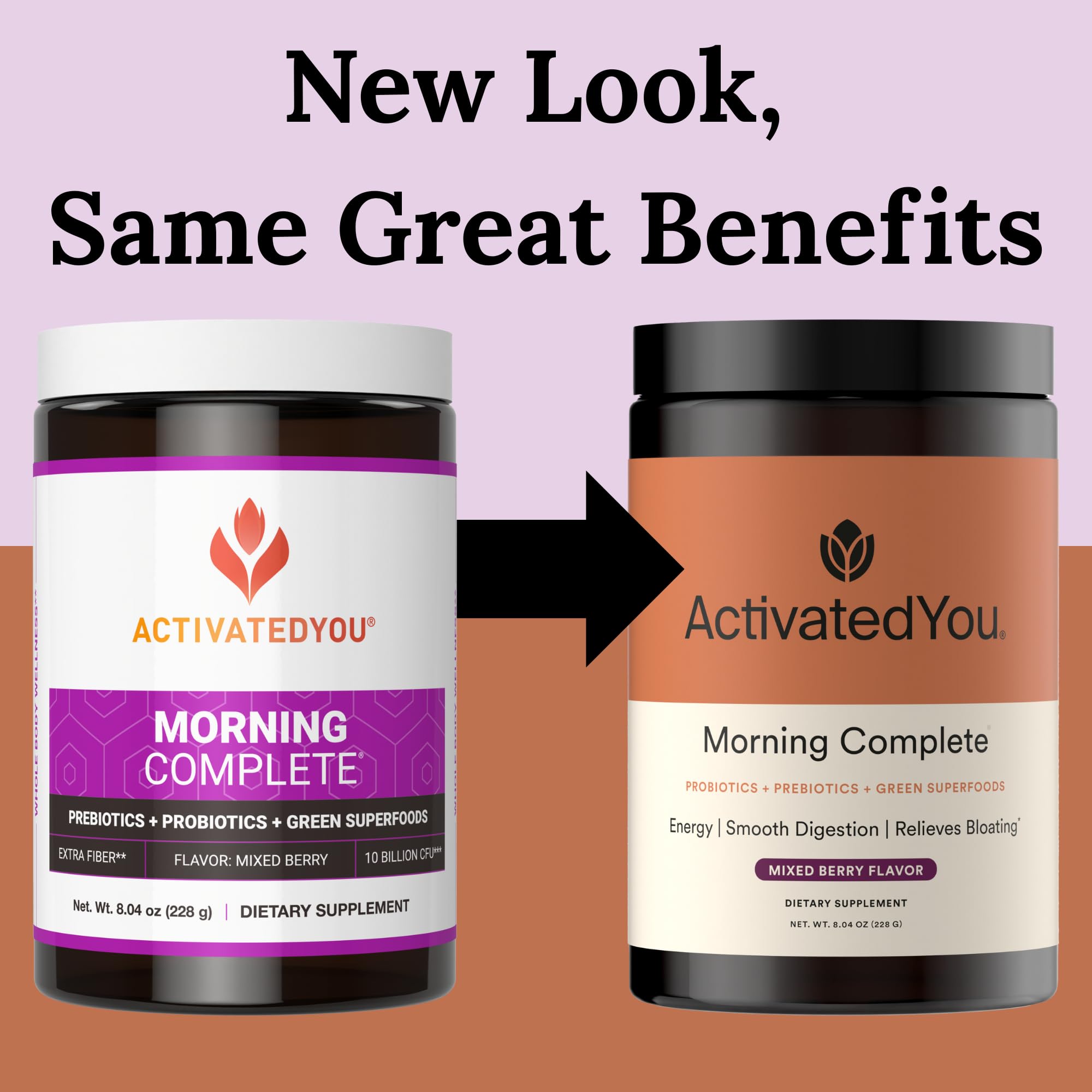 ACTIVATEDYOU Morning Complete Super Greens Powder Drink Mix - Gut Health Boost with Prebiotics, Probiotics, & Antioxidants - 10 Billion CFUs, Mixed Berry Flavor - Greens Superfood Powder - 3 Pack ACTIVATEDYOU Au supplements