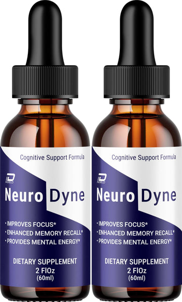 Neurodyne Liquid Drops – Neuro Dyne Natural Liquid Dietary Natural Blend Supplement (2 Pack – 2 Month Supply) Indelo Au supplements