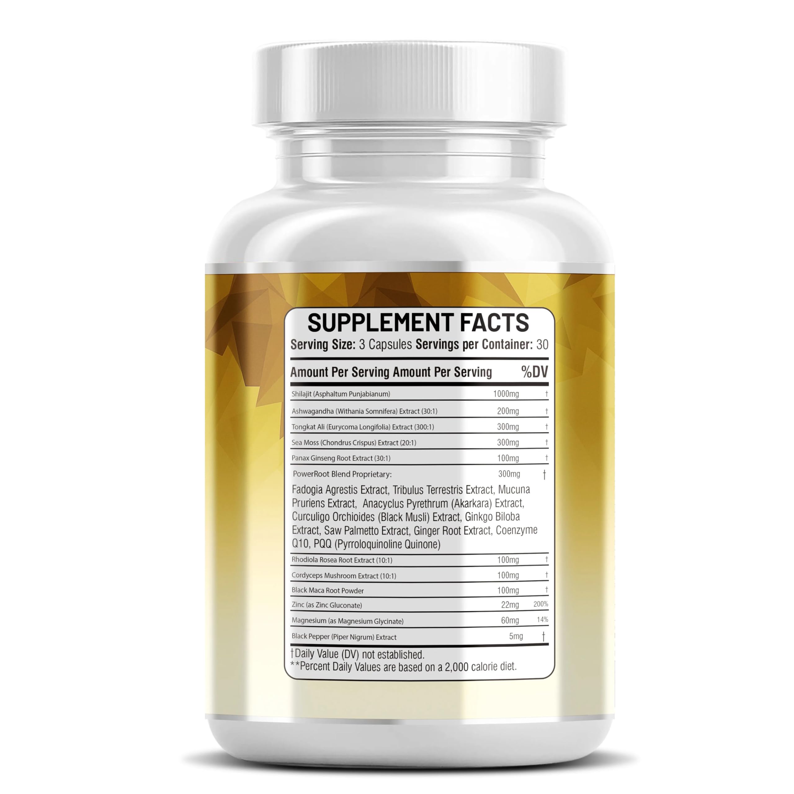 Kun Shafi Shilajit Complex – Sea Moss, Tongkat Ali, Ashwagandha, Ginseng, Zinc, CoQ10, PQQ & Magnesium – Fulvic Acid Capsules for Energy, Vitality & Performance with Panax Cordyceps – 90 Capsules Kun Shafi Au supplements