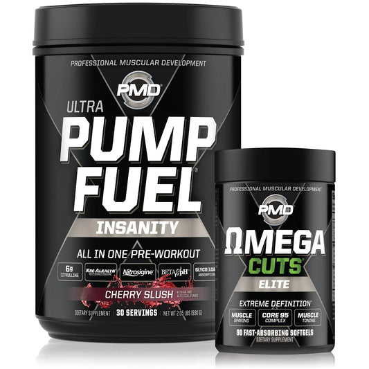 PMD Sports Ultra Pump Fuel Insanity - Pre Workout – Cherry Slush (30 Servings) PMDAU supplements