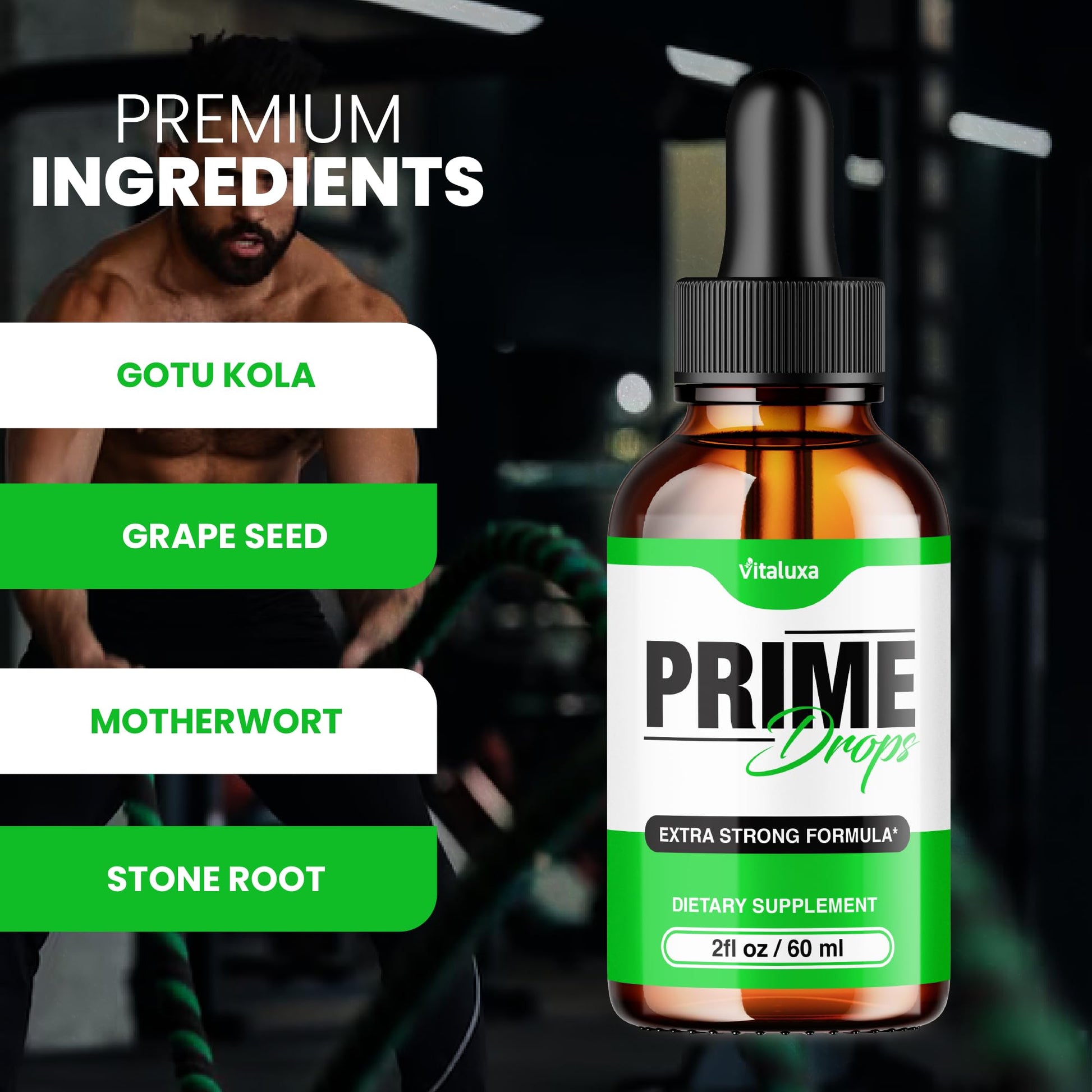(2 Pack) Prime Drops for Men, Extra Strength Prime Drops Liquid Supplement Performance Blend All Natural Support, PrimeDrops Advanced Formula Vitamins for Health Wellness Reviews (4oz) Vitaluxa Au supplements