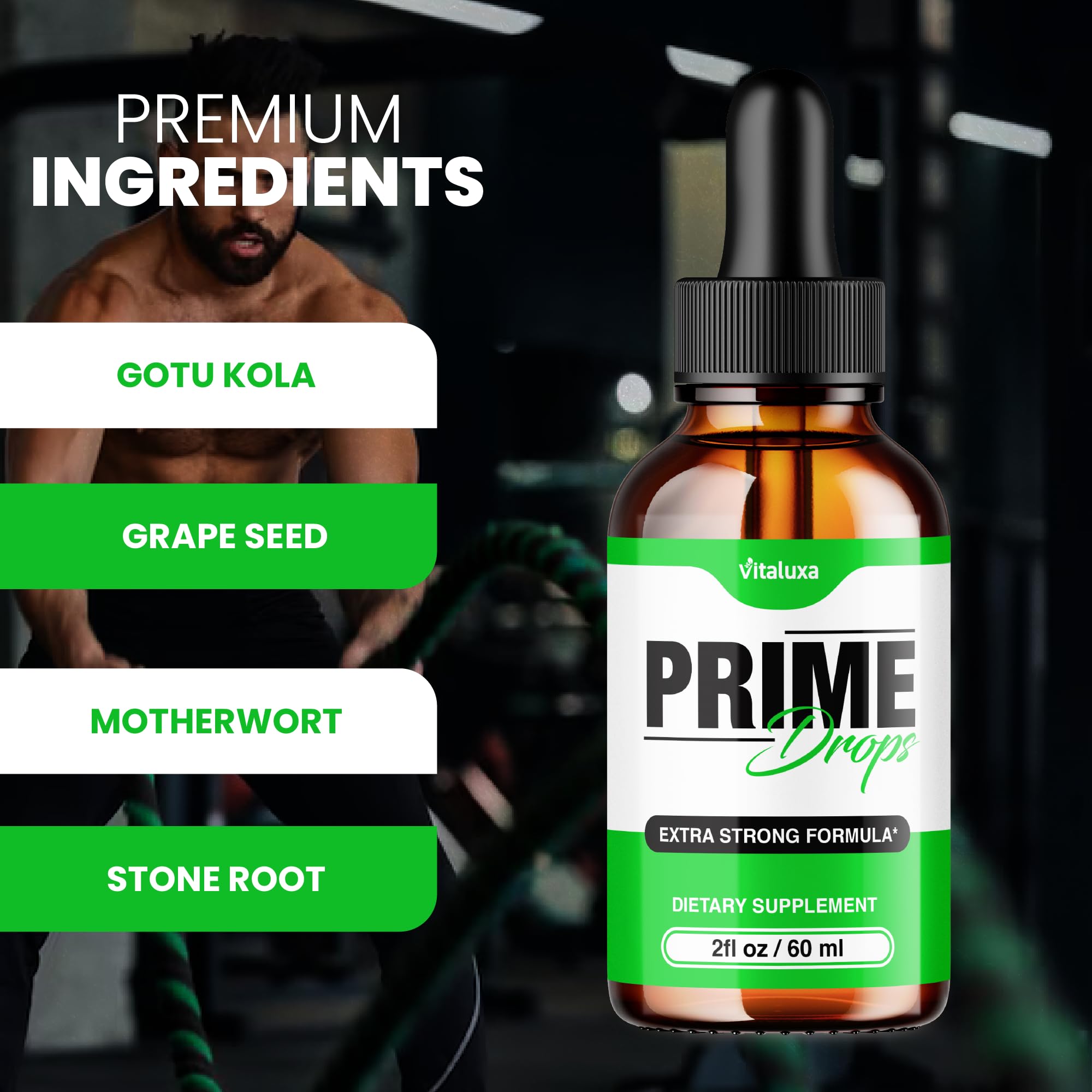 (2 Pack) Prime Drops for Men, Extra Strength Prime Drops Liquid Supplement Performance Blend All Natural Support, PrimeDrops Advanced Formula Vitamins for Health Wellness Reviews (4oz) Vitaluxa Au supplements