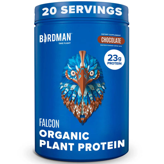 BIRDMAN Falcon Vegan Protein Powder Organic, Stevia & Sugar Free, Plant Based Protein BIRDMANAU supplements
