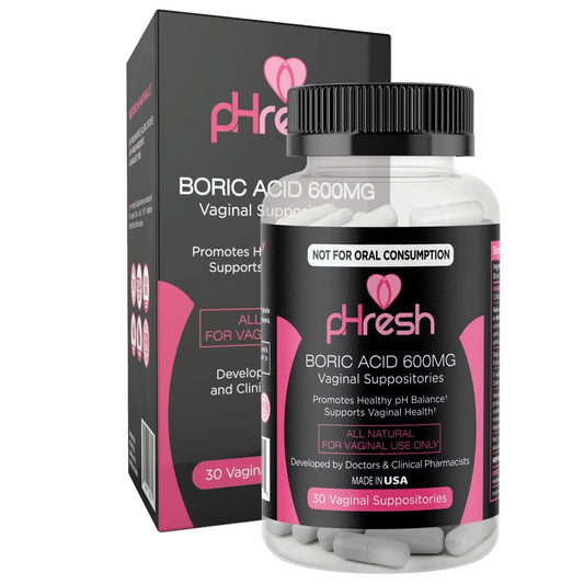 ACE NUTRITION pHresh Boric Acid Suppositories for Women, Suppositories for Odor Use ACE NUTRITIONAU supplements