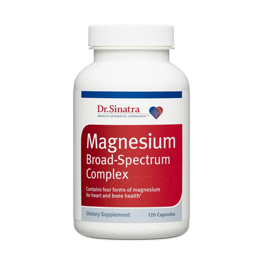 Dr. Sinatra's Magnesium-Broad-Spectrum Complex with Magnesium Glycinate and Citrate for Healthy Blood Pressure Levels and Blood Flow (400 mg) Dr. SinatraAu supplements