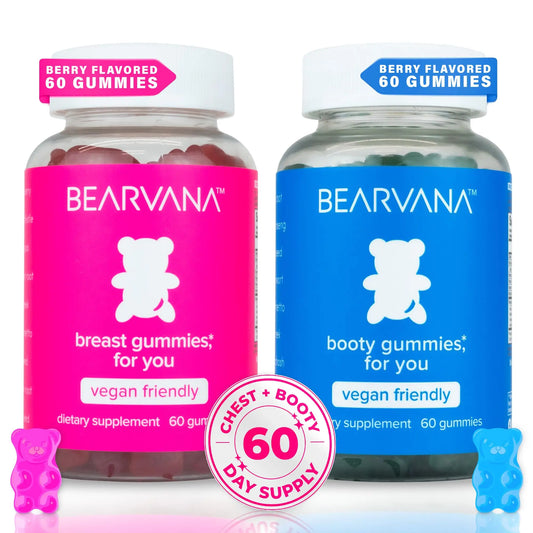 BEARVANA Gummies Combo Pack - Chest and Bum Gummies - Workout Aid - Women’s BEARVANAAU supplements