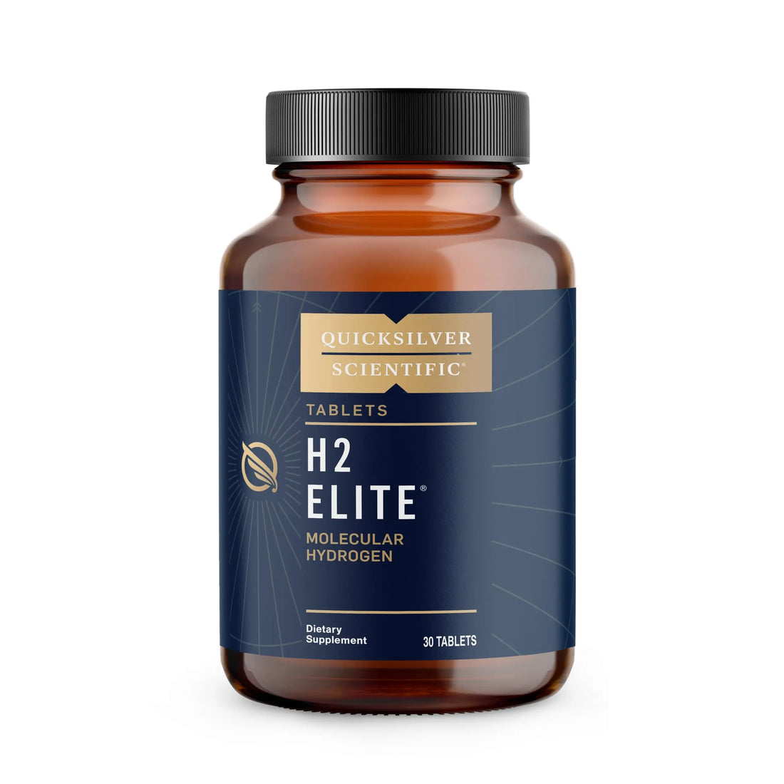 Quicksilver Scientific H2 Elite - Molecular Hydrogen for Energy + Metabolism Support, Water Tablets Perfect for Open Containers - Magnesium Malate Drink Additive (30 Molecular Hydrogen Tablets) Quicksilver Scientific Au supplements