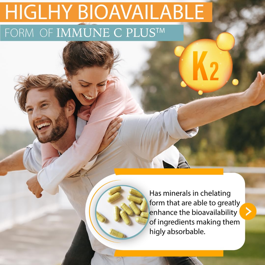 Quercetin 1,000mg, Vitamin C 1,000mg, Zinc 50mg, Vitamin D3 5,000iu, Selenium, Copper, Acerola, Ginger, Rutin, Bitter Orange, Rose Hips, Echinacea, Immune C Plus, 14 in 1 Immune C Plus (90 Count) KAPPA NUTRITION Au supplements