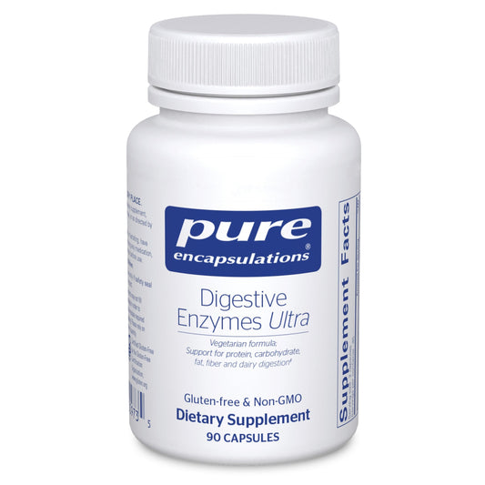 Pure Encapsulations Digestive Enzymes Ultra - Vegetarian Digestive Enzyme Supplement to Support Protein, Carb, Fiber, and Dairy Digestion* - 90 Capsules Pure EncapsulationsUS supplements