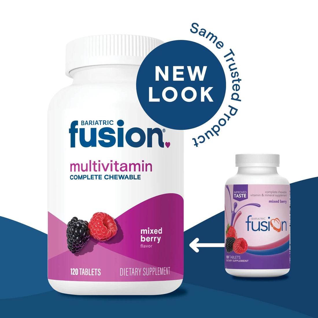 Bariatric Fusion Bariatric Multivitamin with Iron Complete Chewable | Mixed Berry | Post Bariatric Vitamins for Gastric Bypass Bariatric Fusion AU supplements