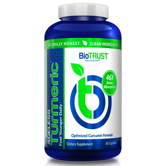 BioTrust Ageless Turmeric Supplement - CurcuWIN Turmeric Curcumin with Ginger Extract BioTrustAU supplements