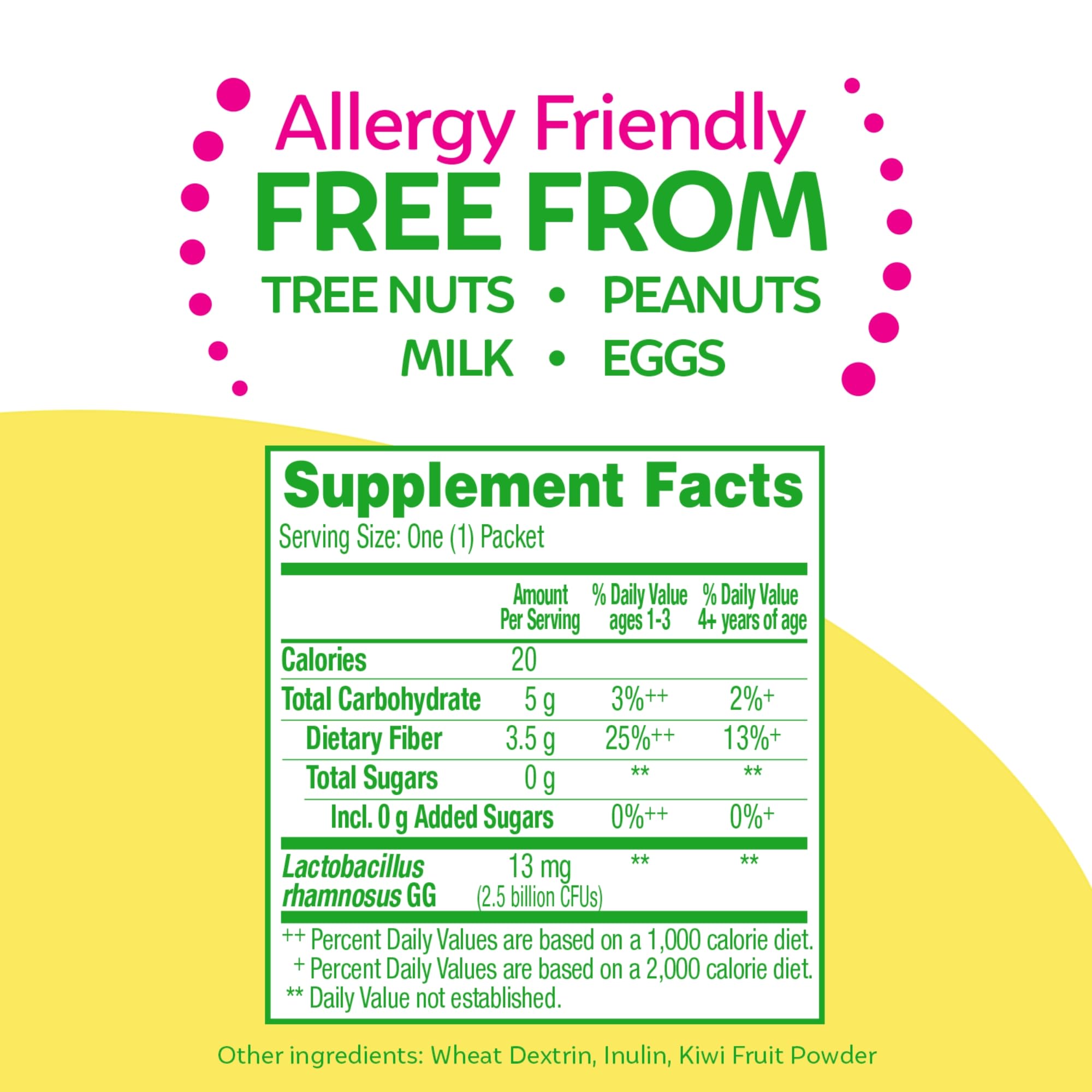 Culturelle Kids Probiotic + Fiber Packets (Ages 3+) - 24 Count - Digestive Health & Immune CulturelleBuy Supplements Australia