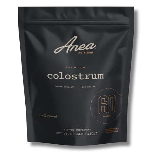 Anea Colostrum - Unflavored | Rich in Immunoglobulins & Lactoferrin | Supports Gut Health, Immunity & Recovery | Calf-First Promise | Made in USA | Made in GMP Facility Anea NutritionAu supplements