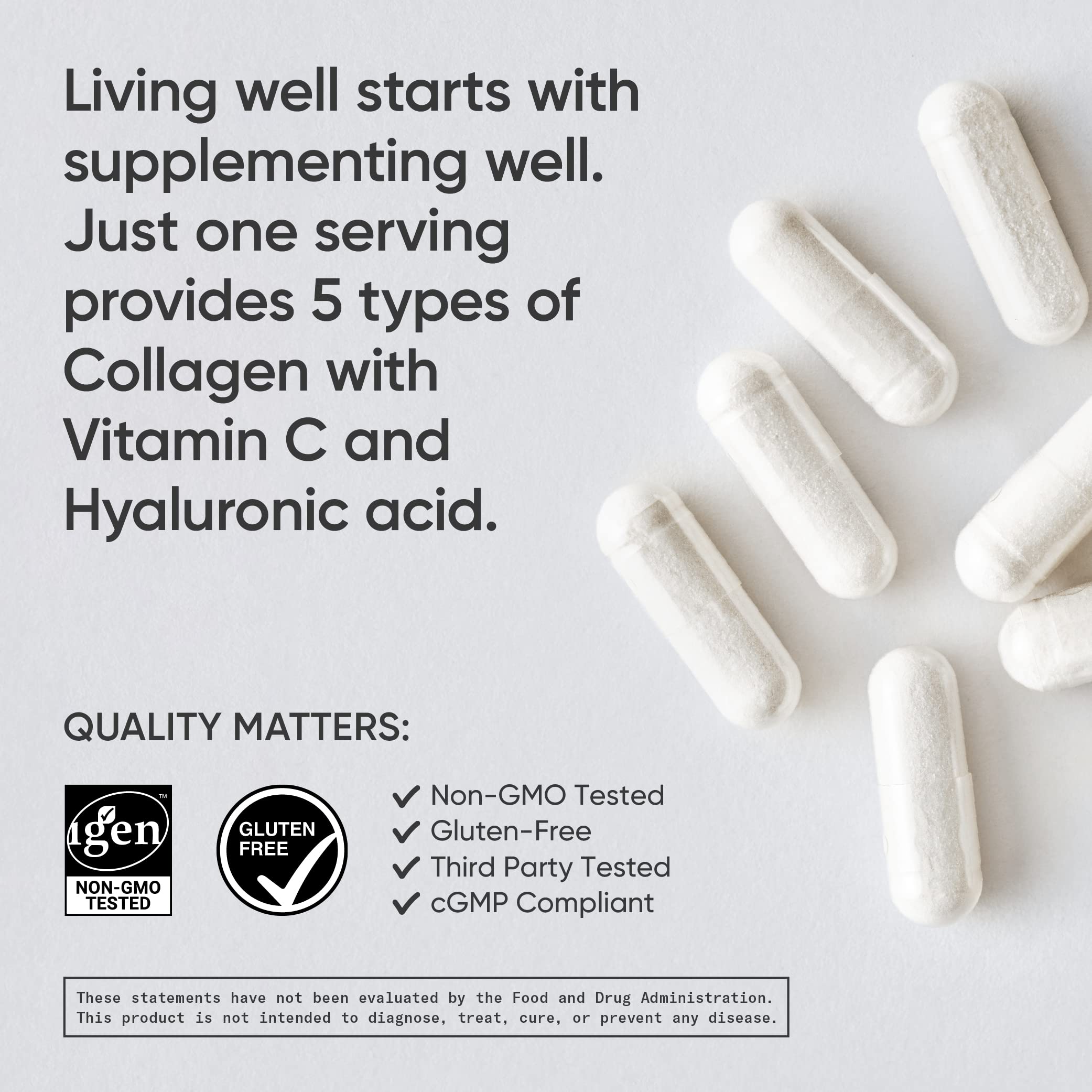 Sports Research Multi Collagen Pills (Type I, II, III, V, X) Hydrolyzed Collagen Peptides Sports Research Au supplements