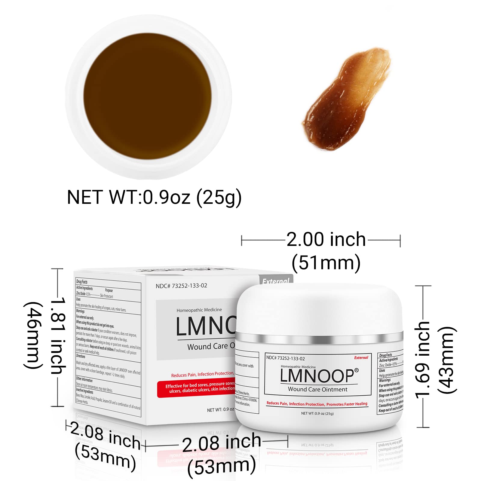 LMNOOP® Bed Sore Cream, Maximum Strength Wound Care Ointment for Infection Protection & Skin Repair LMNOOP Au supplements