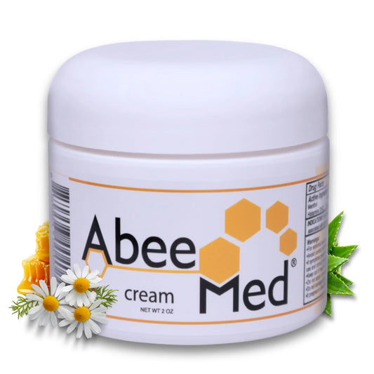 ABEE MED Extra Strength Joint & Muscle Relief Cream – Menthol Cooling & Warming Formula with Bee Pollen, Aloe & Chamomile – Fast-Absorbing Comfort Cream for Back, Knees & Muscles – 2 oz ABEE MEDAU supplements