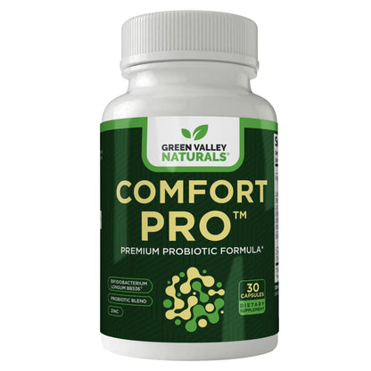 ComfortPro™ Daily Probiotics for Digestive Health | Constipation Relief & Bloating Support for Women & Men | Gut Cleanse with Zinc | Helps Reduce Gas & Promotes Digestive Regularity | Valley Formula GREEN VALLEY NATURALSnz supplements