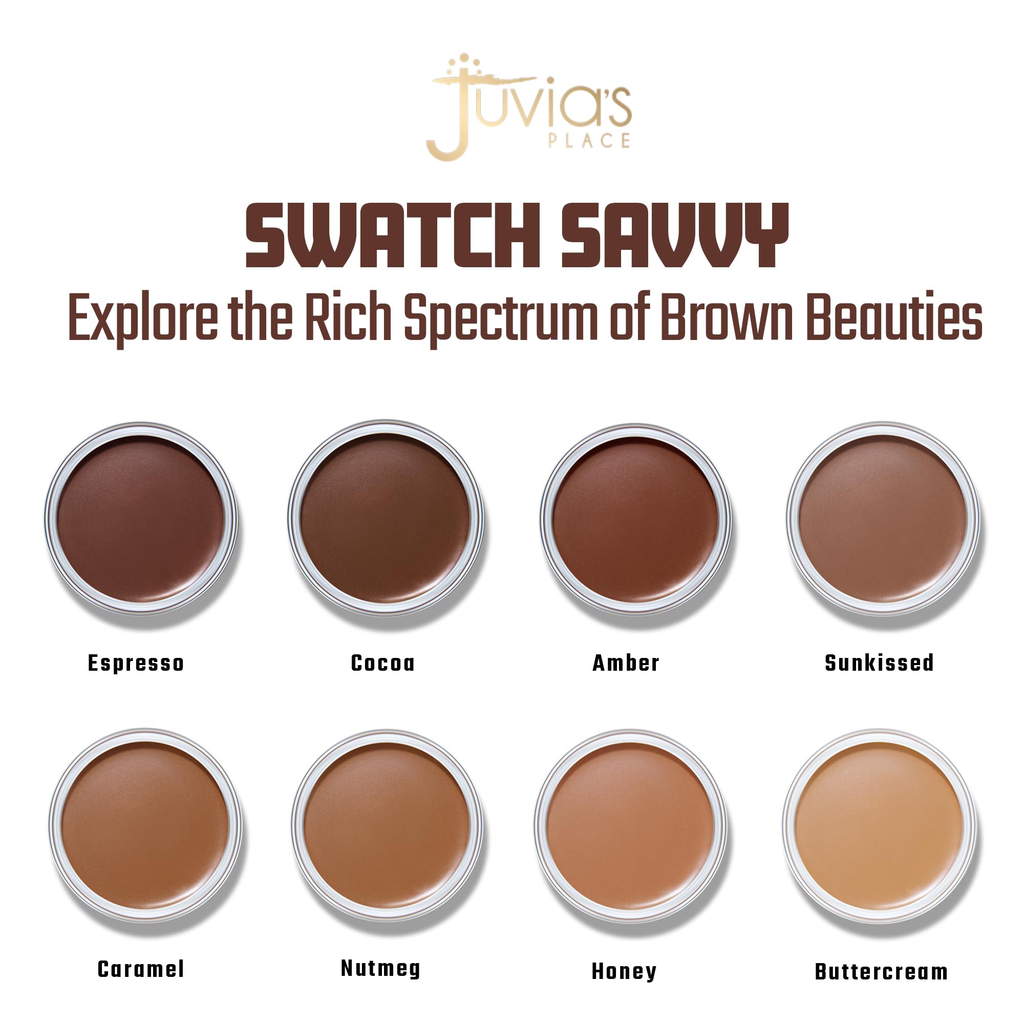 Juvia's Place Bronzed Cream Bronzer - Sunkissed - Smooth Cream Bronzer Pot for Sun-Kissed Glow & Warmth, Buildable & Blendable Makeup Contour with Long-Lasting Matte Shimmer Finish, Highly Pigmented Juvia's Place Au supplements