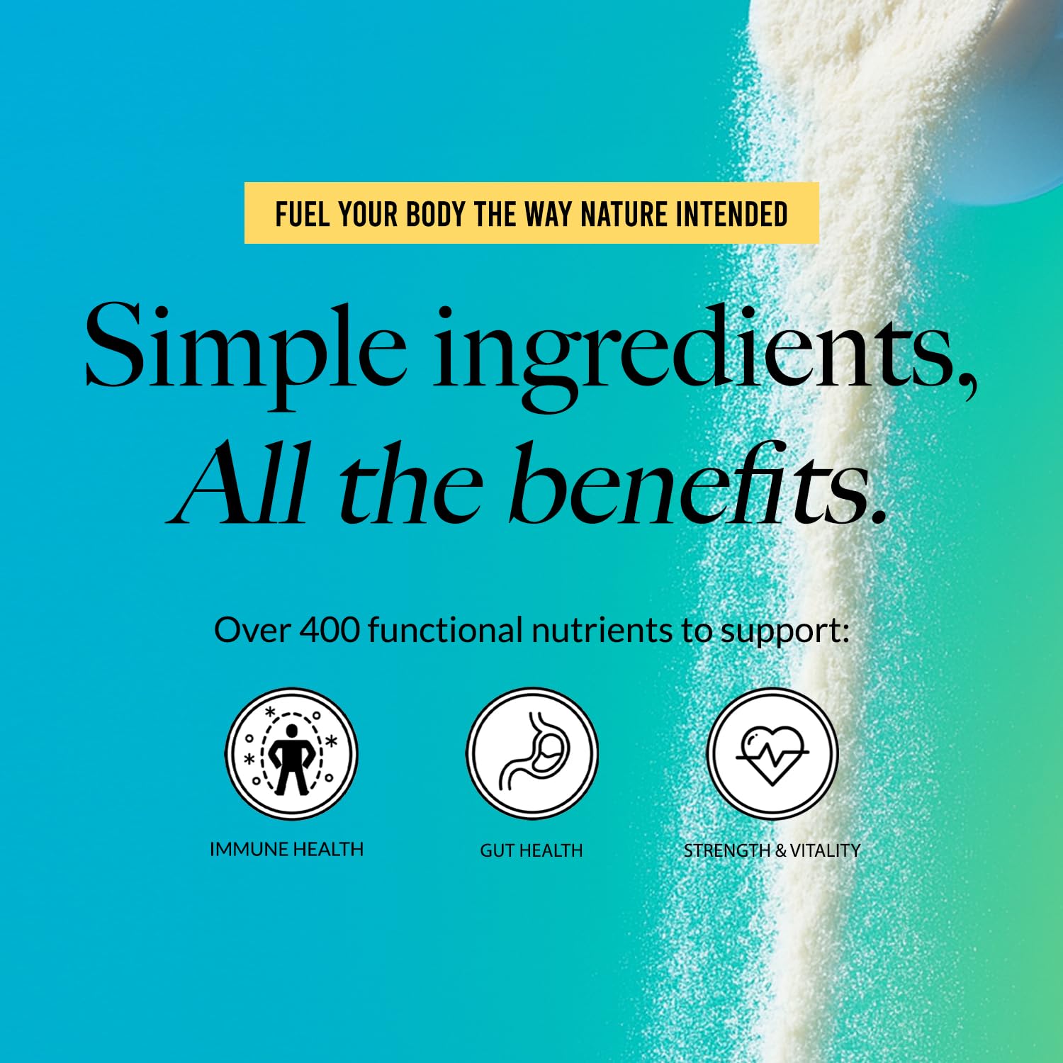 NAKED Colostrum Powder – 100% Grass-Fed Bovine Colostrum Supplement from US Farms | Tested at 20%+ IgG | Gut Health, Immunity, Recovery & Skin Support - 150 Servings NAKED Au supplements