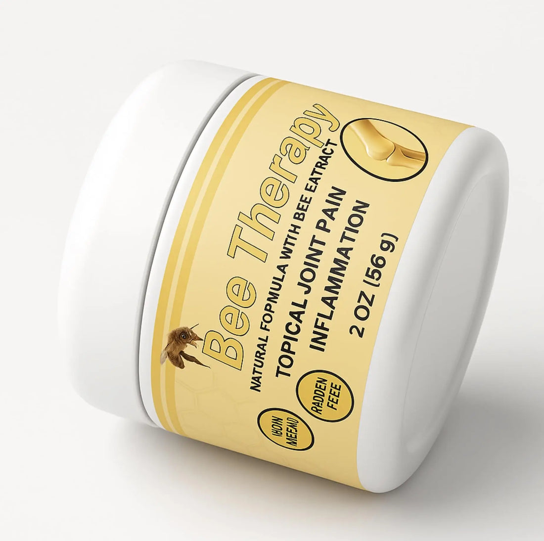 Bee Therapy Cream | Natural Formula with Bee Extract | Topical Use for Joints, Knees, Back & Muscles | 2 oz (56 g) | Paraben Free | Non-Greasy | Lightweight | Made in USA Generic uk supplements