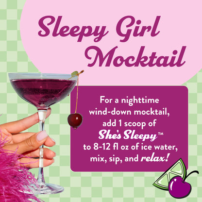 Legendairy Milk She’s Sleepy™ – Cherry Limeade – Nightly Sleep Aid, Sugar Free Drink Mix with Magnesium Glycinate & Ashwagandha Legendairy MilkUS supplements