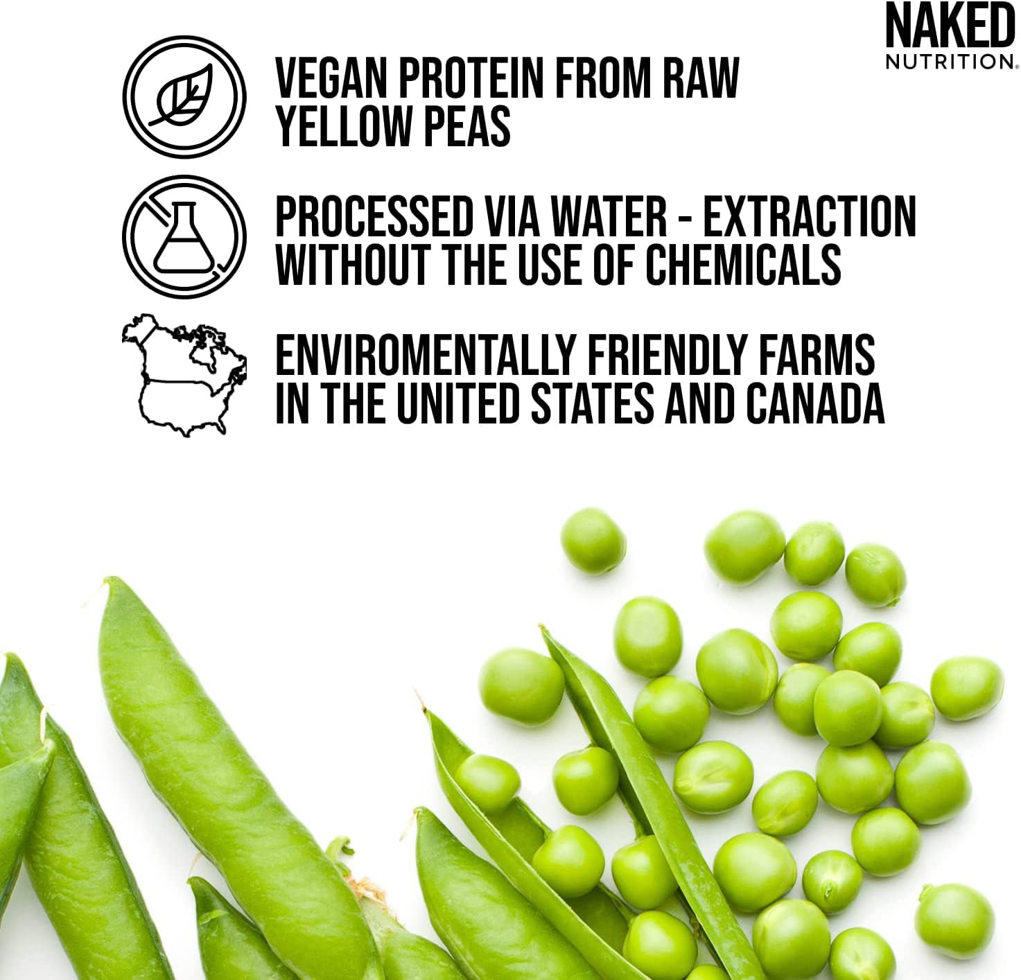 NAKED nutrition Naked Shake - Vanilla Protein Powder - Plant Based Protein Shake NAKED Au supplements