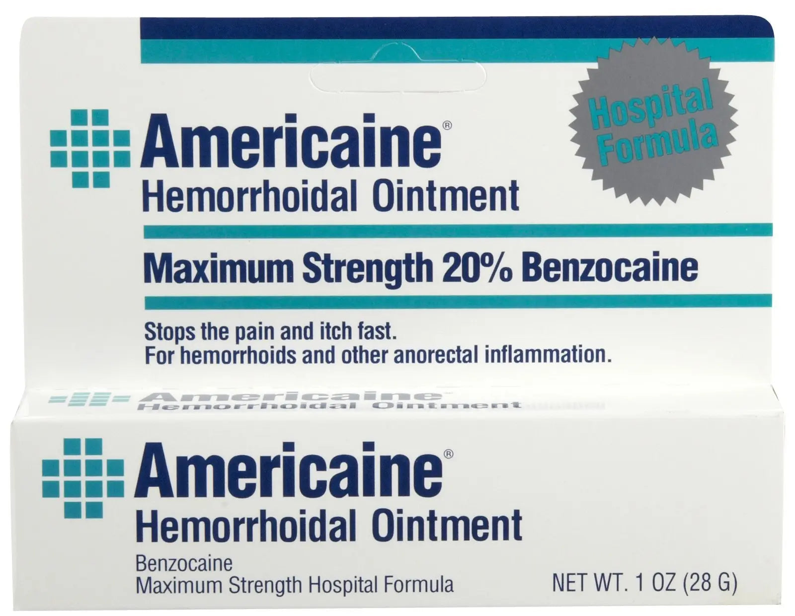 Americaine Hemorrhoidal Ointment Maximum Strength 20% Benzocaine 1 oz Americaine Au supplements