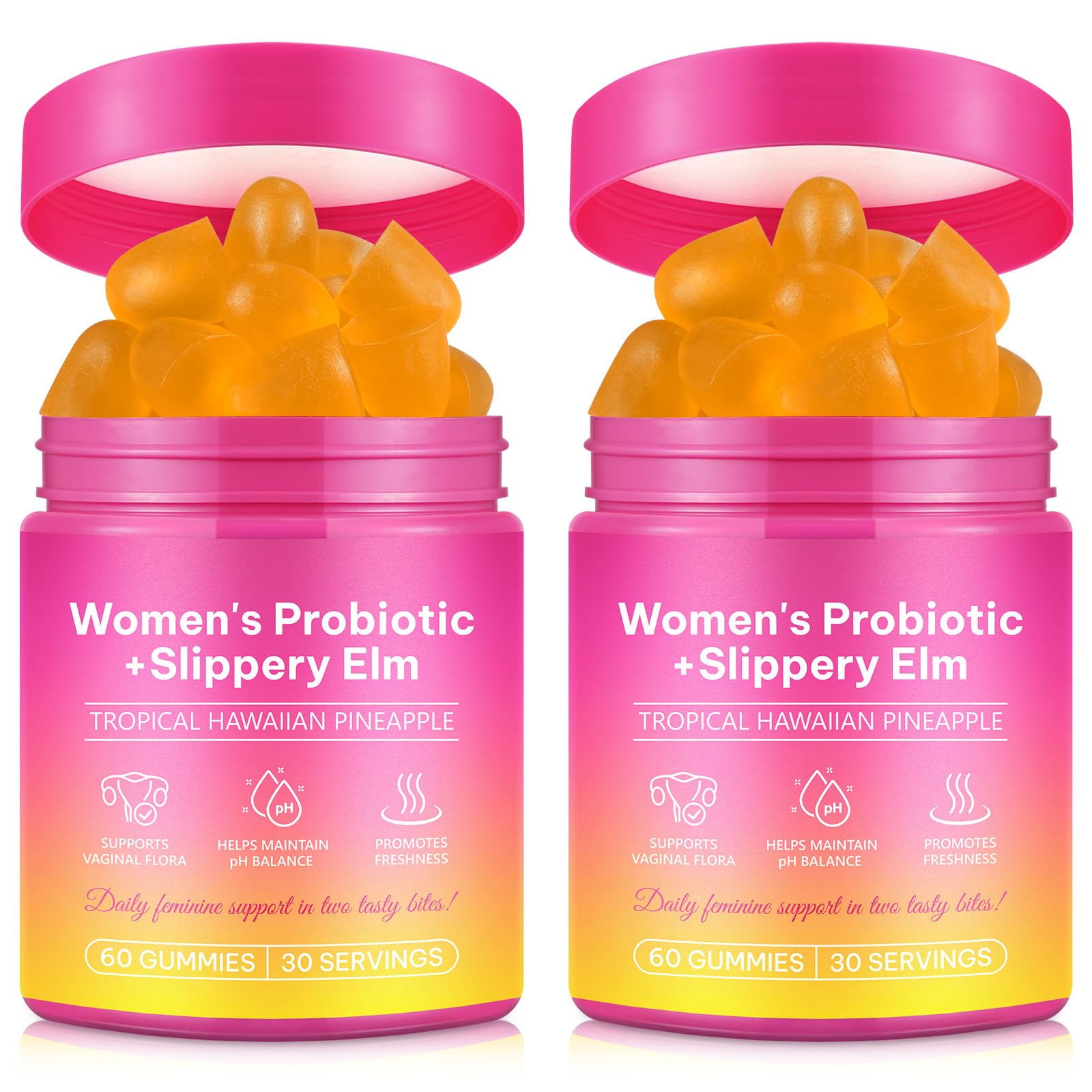 Onznoz Feminine Balance Gummies for Women, Vaginal Probiotics with Prebiotics & Lactobacillus Probiotic Blend, Supports pH Balance & Immune Health, Womens Probiotic Slippery Elm Onznoz Au supplements