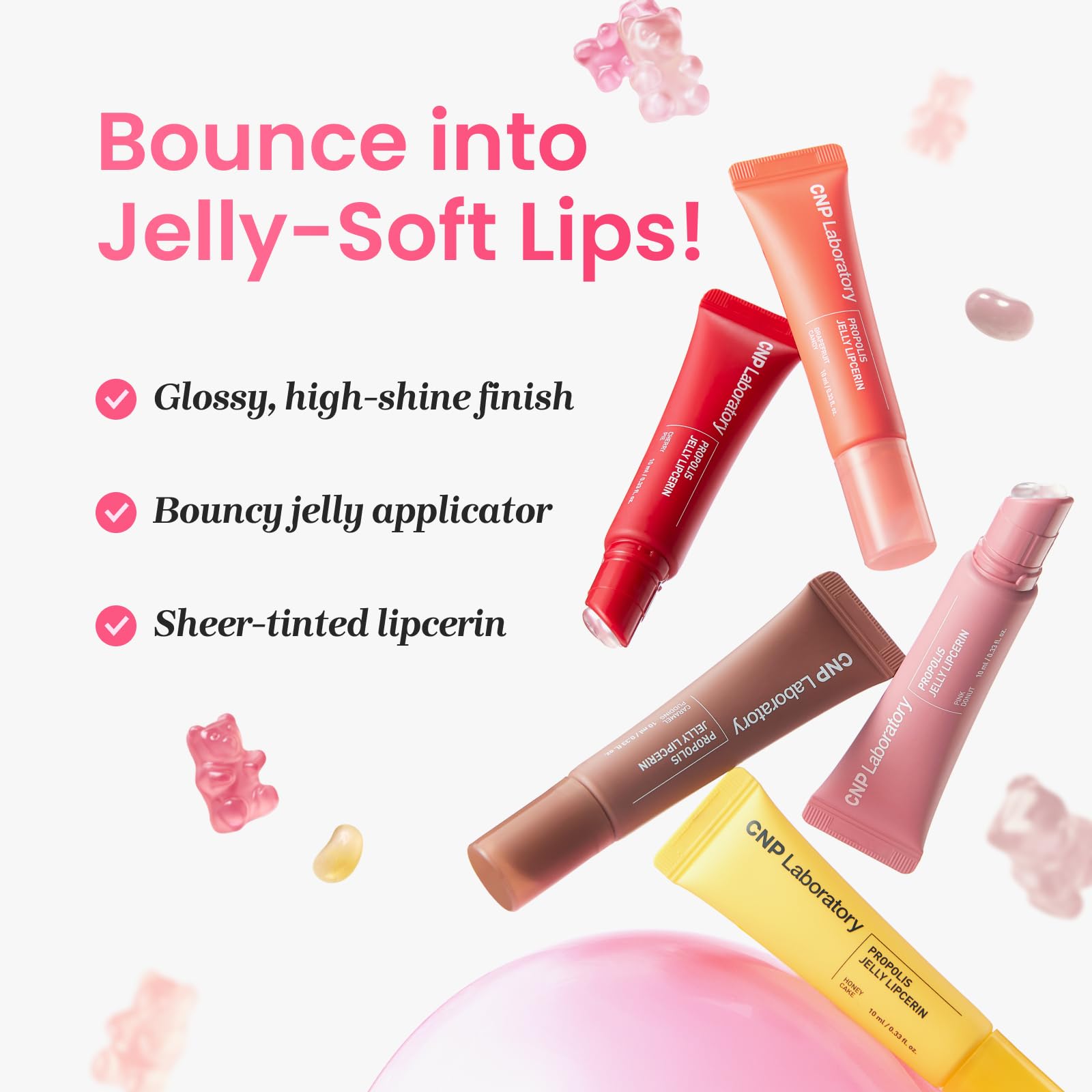 CNP Propolis Jelly Lipcerin™ - 01 Honey Cake, Hydrating Lip Balm & Gloss with Manuka Honey + Hyaluronic Acid, Stocking Stuffers, Gifts for Women, 0.3 fl.oz. CNP Au supplements