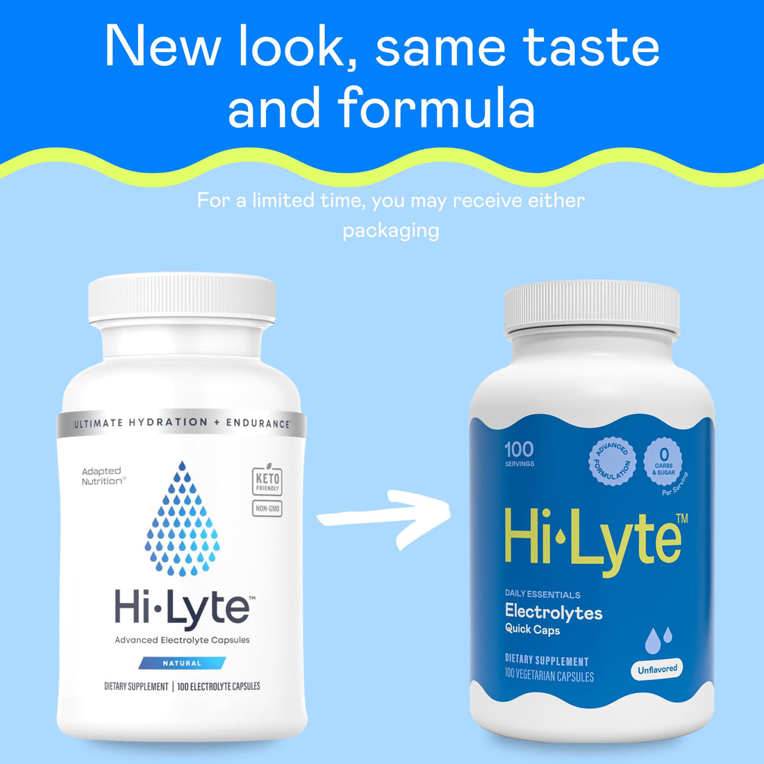Hi-Lyte Unflavored Electrolyte Capsules - Hydration Support Supplement Tablets - Sodium, Potassium, Magnesium - 100 Servings Hi-Lyte uk supplements