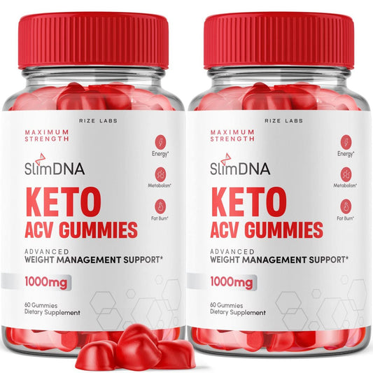 rize labs (2 Pack) SlimDNA Keto Gummies - ACV for Advanced Weight Loss with Apple rize labsAU supplements