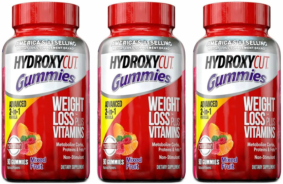 Hydroxycut Caffeine-Free Gummy for Women & Men | 15 Essential Vitamins & Minerals Hydroxycut uk supplements