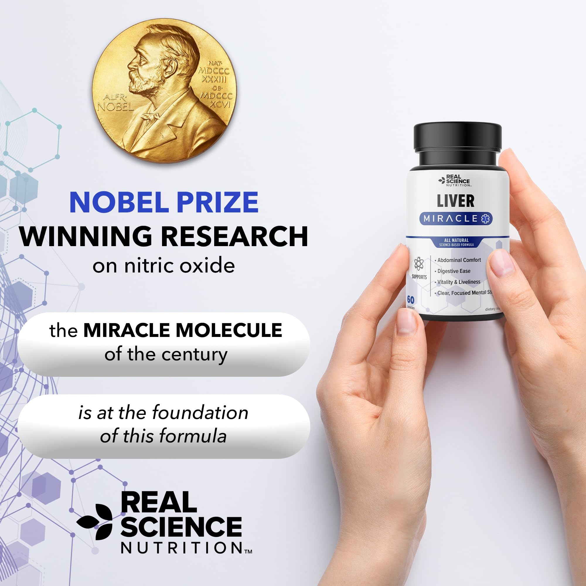 Real Science Nutrition Offers Liver Miracle, Alleviating Symptoms of Abdominal Discomfort, Boosting Energy Levels, Enhancing Mental Clarity, & Overall Vitality Real Science Nutrition Au supplements